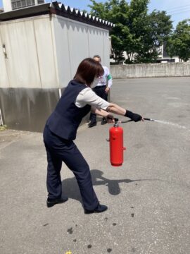 消防避難訓練(❁´◡`❁)